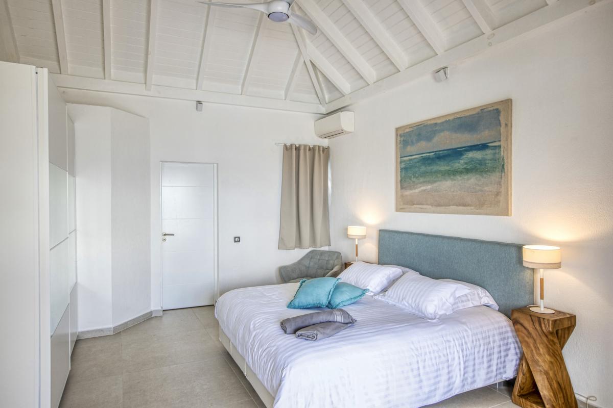 Location villa Saint Martin Terres Basses - villa 5 chambres 10 prsonnes - 300m de la plage de Baie aux Prunes - Vue mer et Piscine (21)